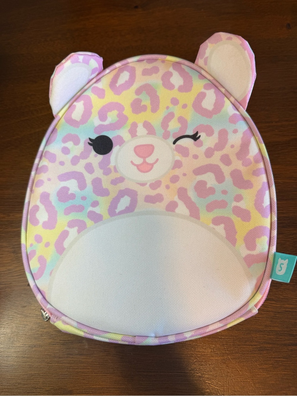 Squishmallow Lunchbox leopard print Michaela - Pink